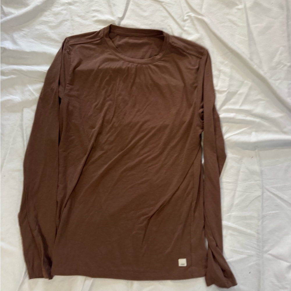 Vuori Men's Chocolate Long Sleeve Tee